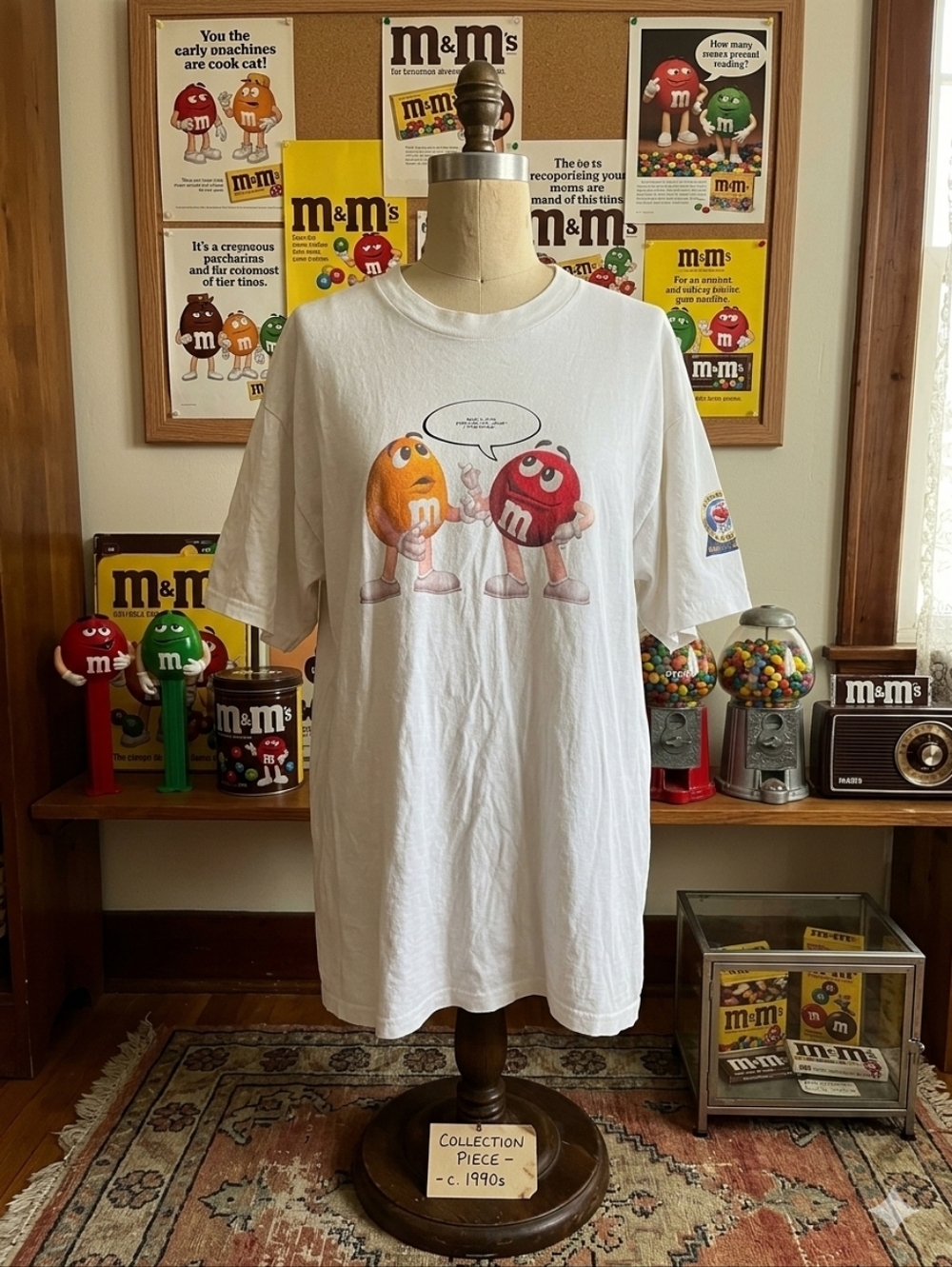 Vintage Millennium M&M’s Graphic T-Shirt Hanes Beefy XL